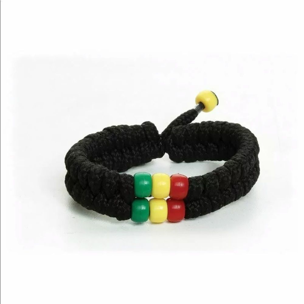 Bob Marley Rasta Beads Bracelet